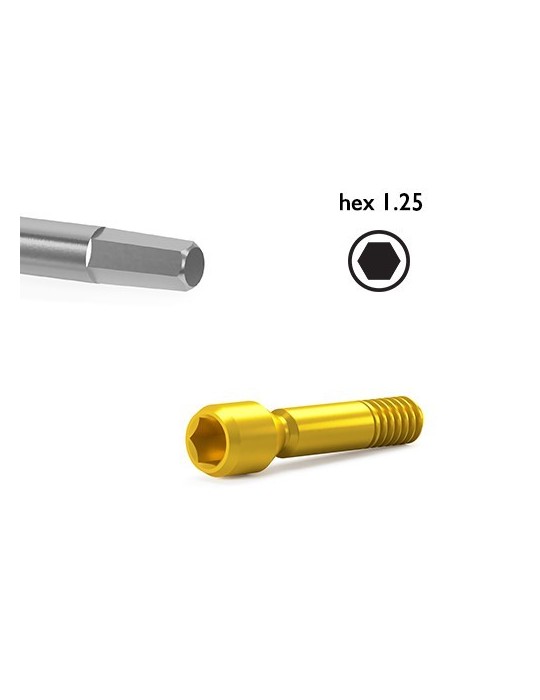 Vis de pilier, QN/hex 1.25