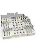 Instruments BioniQ pour chirurgie entièrement guidée, instruments avec organiseur en cassette, sans les instruments S5.0/T5.0