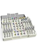Instruments BioniQ pour chirurgie entièrement guidée, instruments avec organiseur en cassette, avec les instruments S5.0/T5.0