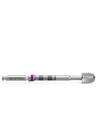 Taraud S5.0/T5.0 pour chirurgie guidée (GS)