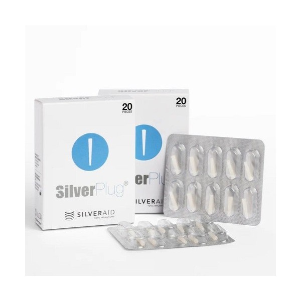 SilverPlug – bouchon antibactérien de scellement de puit de vis