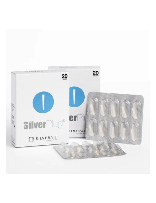 SilverPlug – bouchon antibactérien de scellement de puit de vis