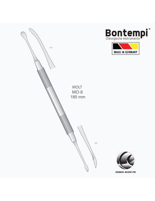 Décolleur Molt 18.5cm MO-8 - Bontempi - Made in Germany