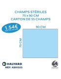 84.70€ La boîte de 55 champs stériles 75x90cm
