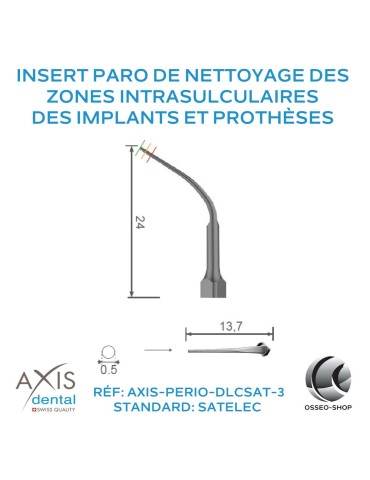 Insert Paro - Nettoyage implants et prothèses