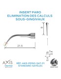 Insert Paro - Elimination des calculs sous-gingivaux