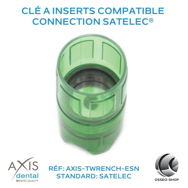 Clé à inserts compatible connection SATELEC®