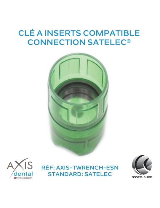 Clé à inserts compatible connection SATELEC®