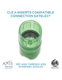 Clé à inserts compatible connection SATELEC®