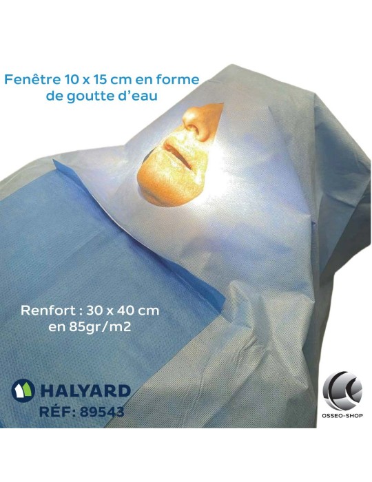 63.75€ La boîte de 15 champs stériles Fenestrés 120 x 150 cm