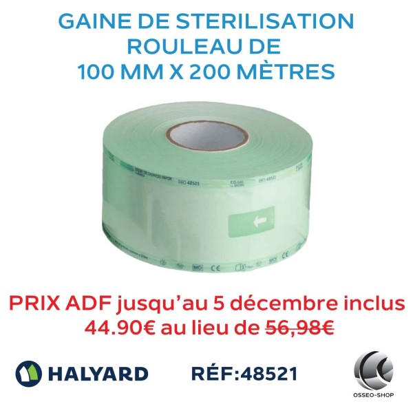 Gaine de stériliation 100mm x 200M