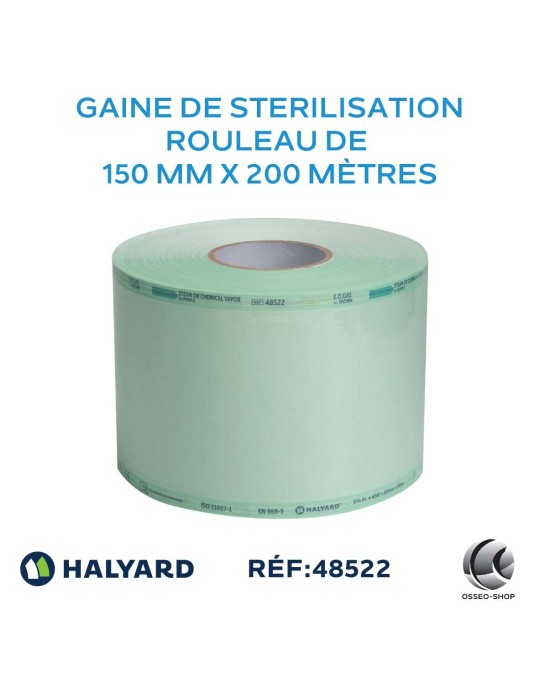 Gaine de stériliation 150mm x 200M