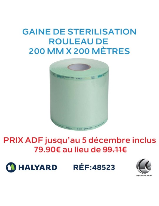 Gaine de stériliation 200mm x 200M