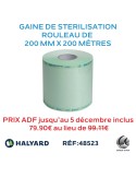 Gaine de stériliation 200mm x 200M