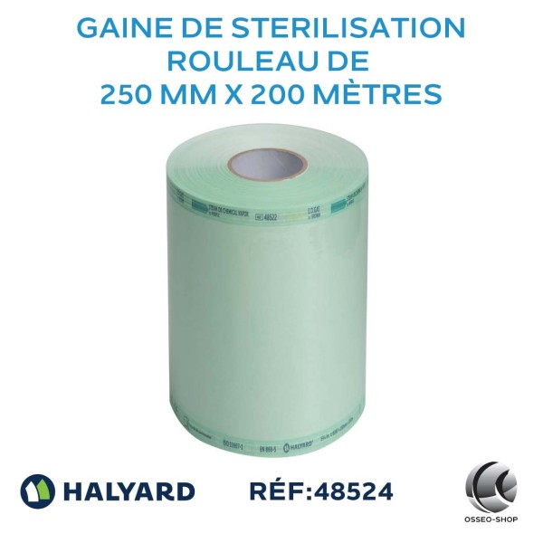 Gaine de stériliation 250mm x 200M