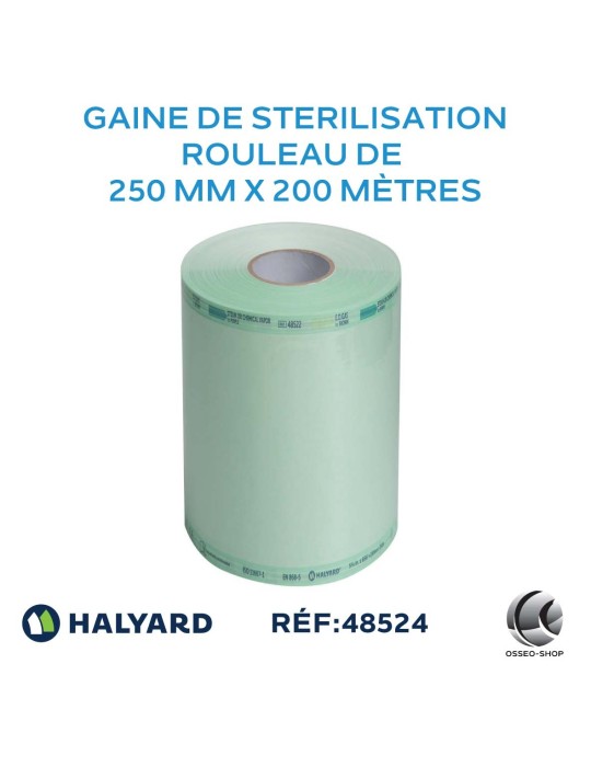 Gaine de stériliation 250mm x 200M