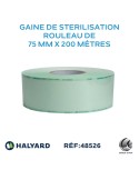 Gaine de stérilisation 75mm x 200M