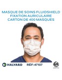 Masque de soins FLUIDSHIELD à fixation auriculaire