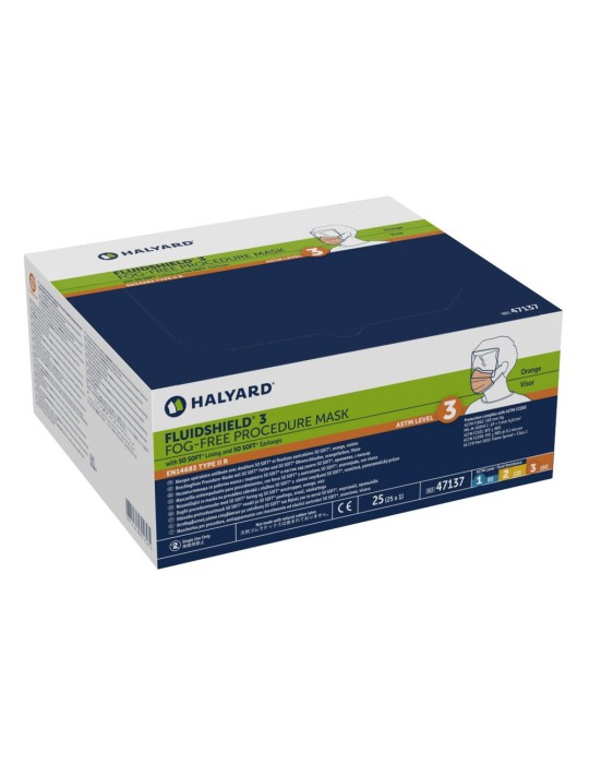 Masque FLUIDSHIELD à fixation auriculaires spécial spray