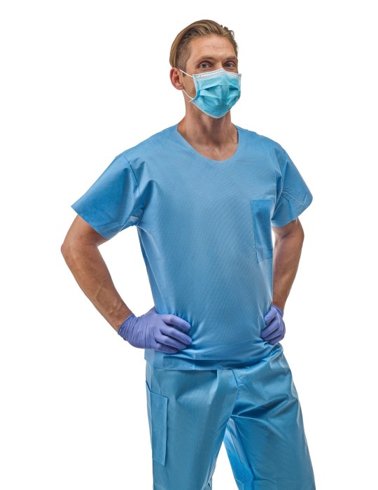 Masque résistant aux éclaboussures (sang et fluides buccaux), Type IIR ArcRoyal