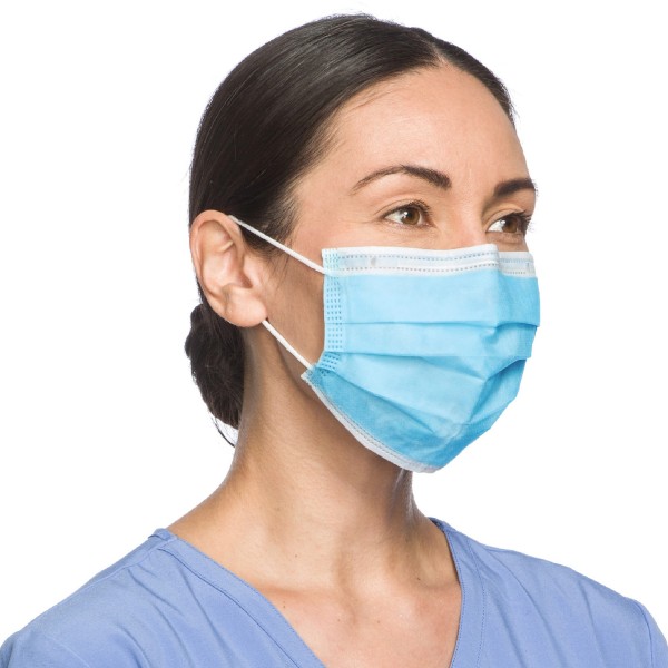 Masque résistant aux éclaboussures (sang et fluides buccaux), Type IIR ArcRoyal