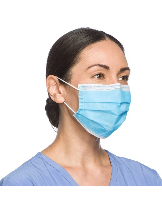 Masque résistant aux éclaboussures (sang et fluides buccaux), Type IIR ArcRoyal