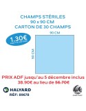 56.70€ La boîte de 30 champs stériles 90 x 90cm