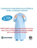 3.99€ La Casaque Chirurgicale avec deux essuie-mains