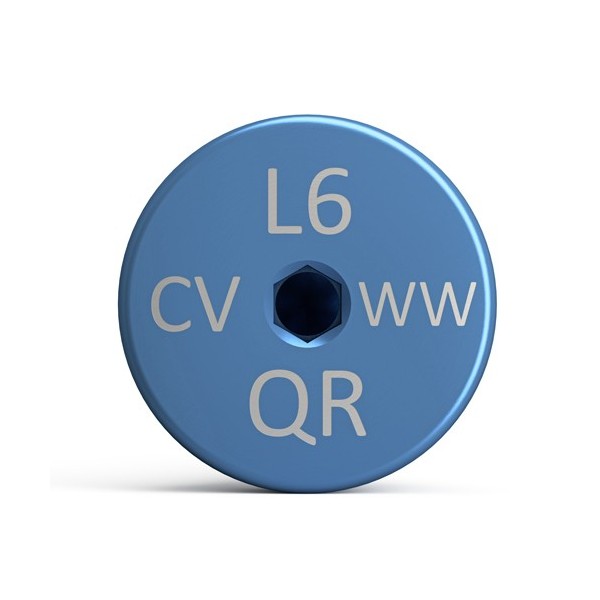 Vis de cicatrisation – extra large, concave, QR/CV/d7.0