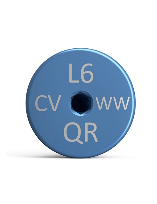 Vis de cicatrisation – extra large, concave, QR/CV/d7.0