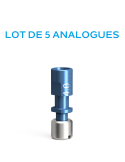 Lot de 5 Analogues d'implant QR pour modèle imprimé