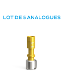 Lot de 5 Analogues d'implant QN pour modèle imprimé