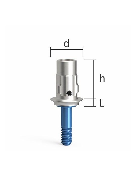 Base Uni-Base ® LASAK BioniQ ® QR/B/d4.5/h5.5/L1.5, élement de bridge