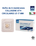 295€ TTC la boîte de 6 membranes collagène AT CIRCULAIRES