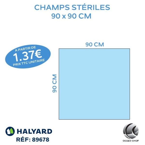 Champs stériles 90 x 90cm -