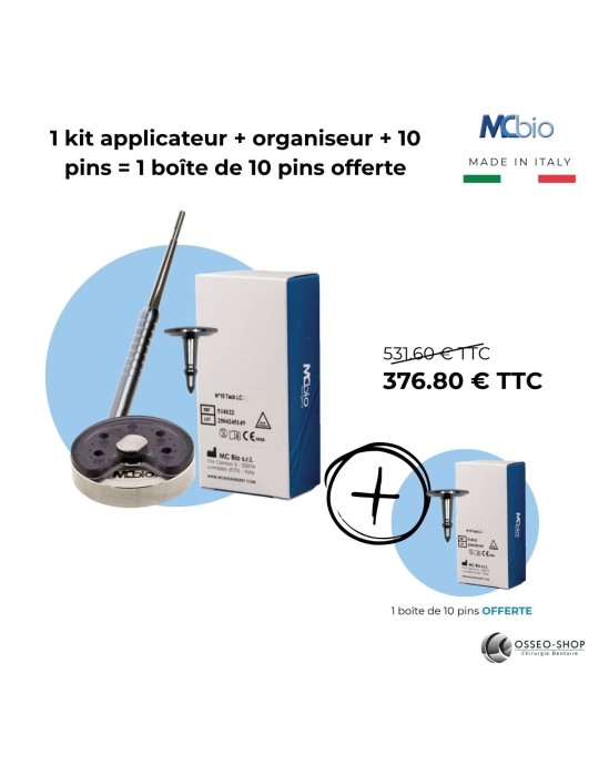 Offre Applicateur, organiseur et pins Juin 2026 - MC Bio Surgery - 5̶3̶1̶.̶6̶0̶ ̶€̶