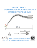 Insert paro - Pointe longue et droite - nettoyage des poches