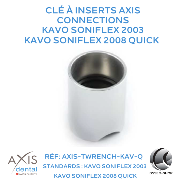 Clé à inserts pour KAVO SONIFLEX 2003 & 2008 QUICK
