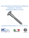 Vis d'ostéosynthèse NON stériles - Osteosynt