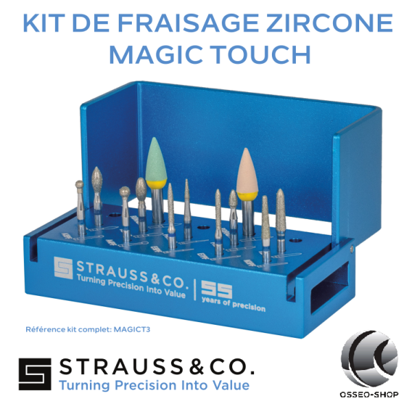 kit de fraisage zircone Magic Touch