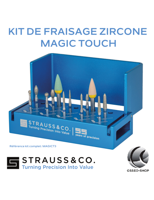 kit de fraisage zircone Magic Touch
