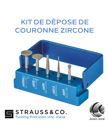 Kit pour la dépose de couronnes Zircone