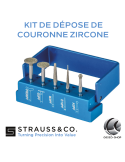 Kit pour la dépose de couronnes Zircone