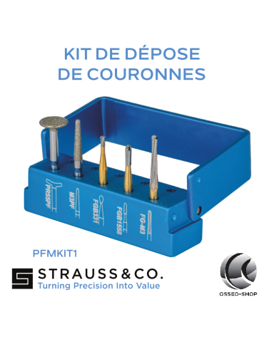 Kit pour la dépose de couronnes