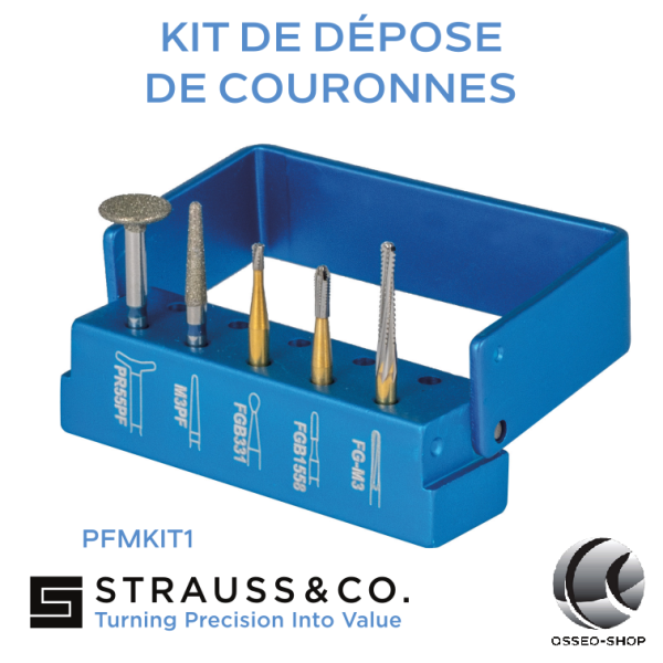 Kit pour la dépose de couronnes