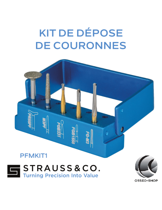 Kit pour la dépose de couronnes