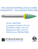 Polissoir flamme silicone diamanté polissage Zircone