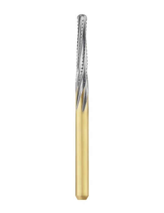 Fraise de découpe transmétal barracuda en carbure de tungstène, conique à bout rond