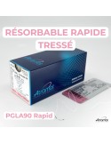 52.90€ - Boîte de 12 Sutures PGLA90 RAPID - Résorbable Rapide Tressé