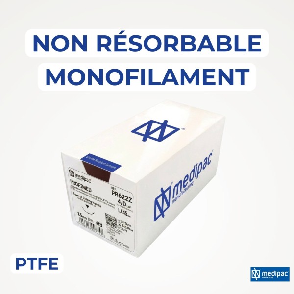 116.90€ la boîte de 12 sutures PTFE Profimed Medipac